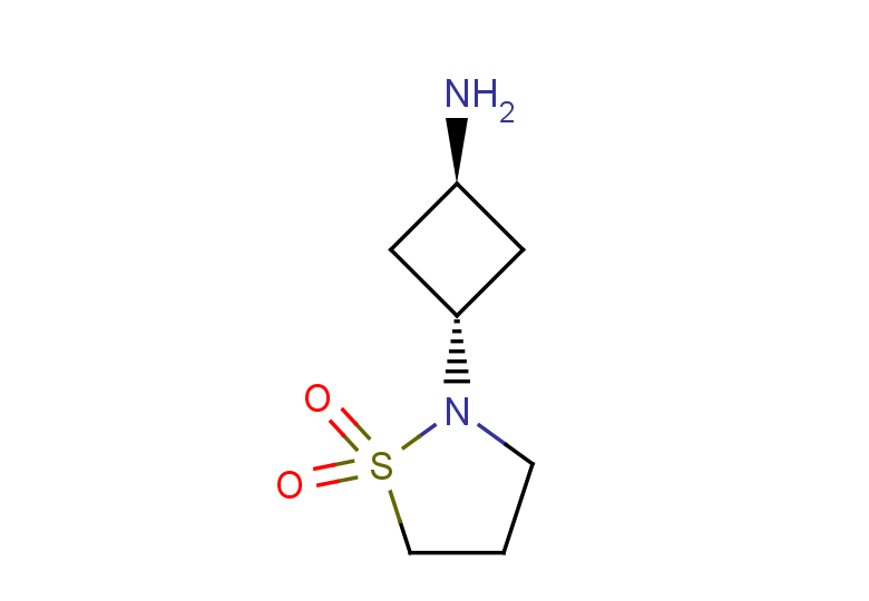 rac-2-[(1r,3r)-3-aminocyclobutyl]-1lambda6,2-thiazolidine-1,1-dione, trans