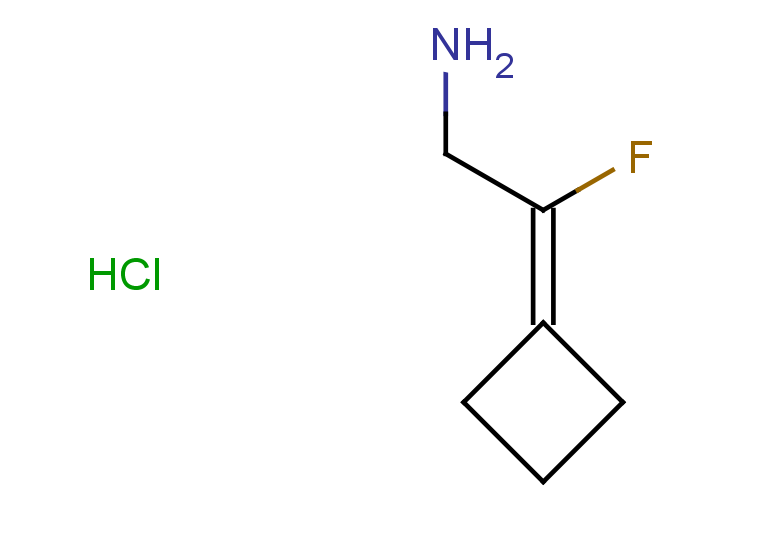2-cyclobutylidene-2-fluoroethan-1-amine hydrochloride