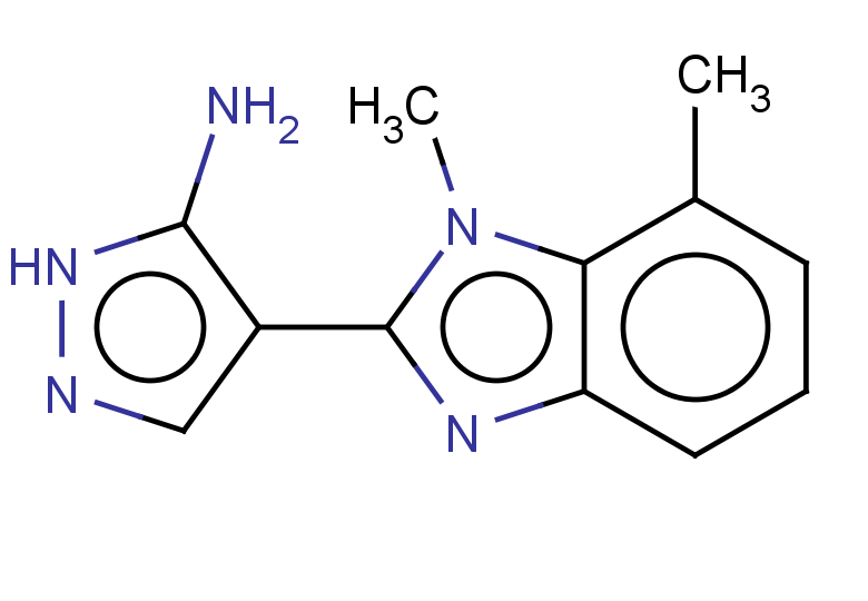 4-(1,7-dimethyl-1H-1,3-benzodiazol-2-yl)-1H-pyrazol-5-amine