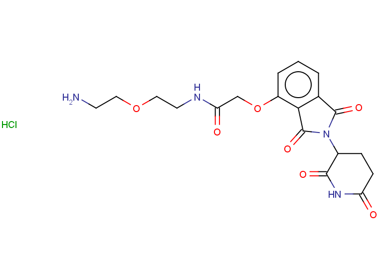 N-[2-(2-aminoethoxy)ethyl]-2-{[2-(2,6-dioxopiperidin-3-yl)-1,3-dioxo-2,3-dihydro-1H-isoindol-4-yl]oxy}acetamide hydrochloride