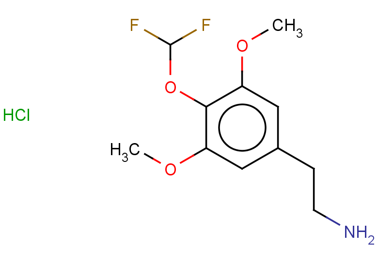 2-[4-(difluoromethoxy)-3,5-dimethoxyphenyl]ethan-1-amine hydrochloride