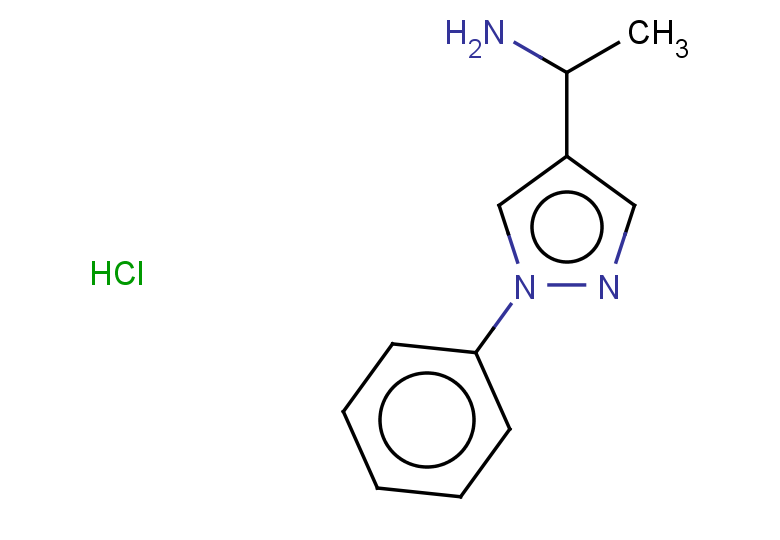 1-(1-phenyl-1H-pyrazol-4-yl)ethan-1-amine hydrochloride