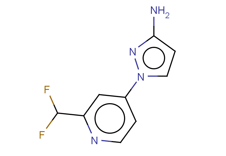 1-[2-(difluoromethyl)pyridin-4-yl]-1H-pyrazol-3-amine