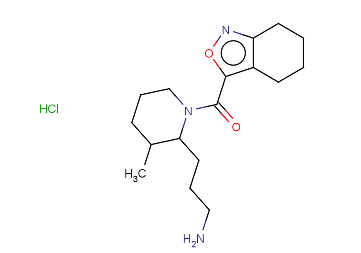 3-[3-methyl-1-(4,5,6,7-tetrahydro-2,1-benzoxazole-3-carbonyl)piperidin-2-yl]propan-1-amine hydrochloride, Mixture of diastereomers