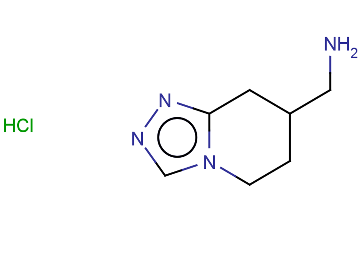 1-{5H,6H,7H,8H-[1,2,4]triazolo[4,3-a]pyridin-7-yl}methanamine hydrochloride