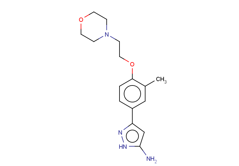 3-{3-methyl-4-[2-(morpholin-4-yl)ethoxy]phenyl}-1H-pyrazol-5-amine