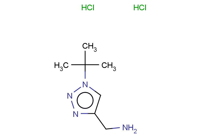 1-(1-tert-butyl-1H-1,2,3-triazol-4-yl)methanamine dihydrochloride