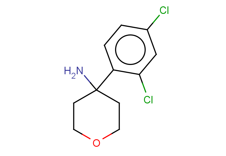 4-(2,4-dichlorophenyl)oxan-4-amine
