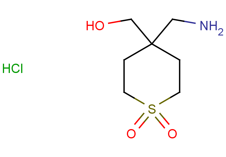 4-(aminomethyl)-4-(hydroxymethyl)-1lambda6-thiane-1,1-dione hydrochloride