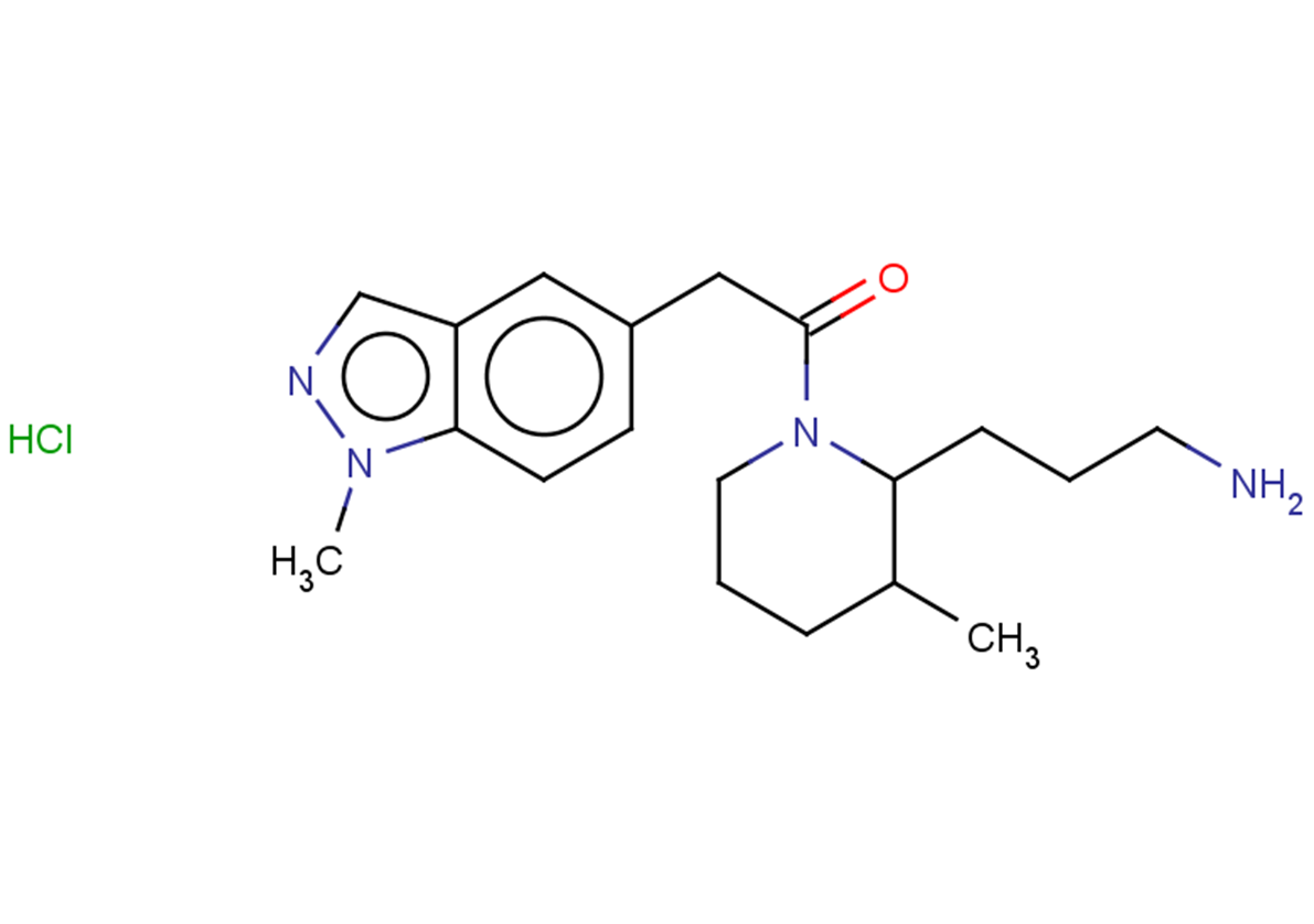 1-[2-(3-aminopropyl)-3-methylpiperidin-1-yl]-2-(1-methyl-1H-indazol-5-yl)ethan-1-one hydrochloride, Mixture of diastereomers