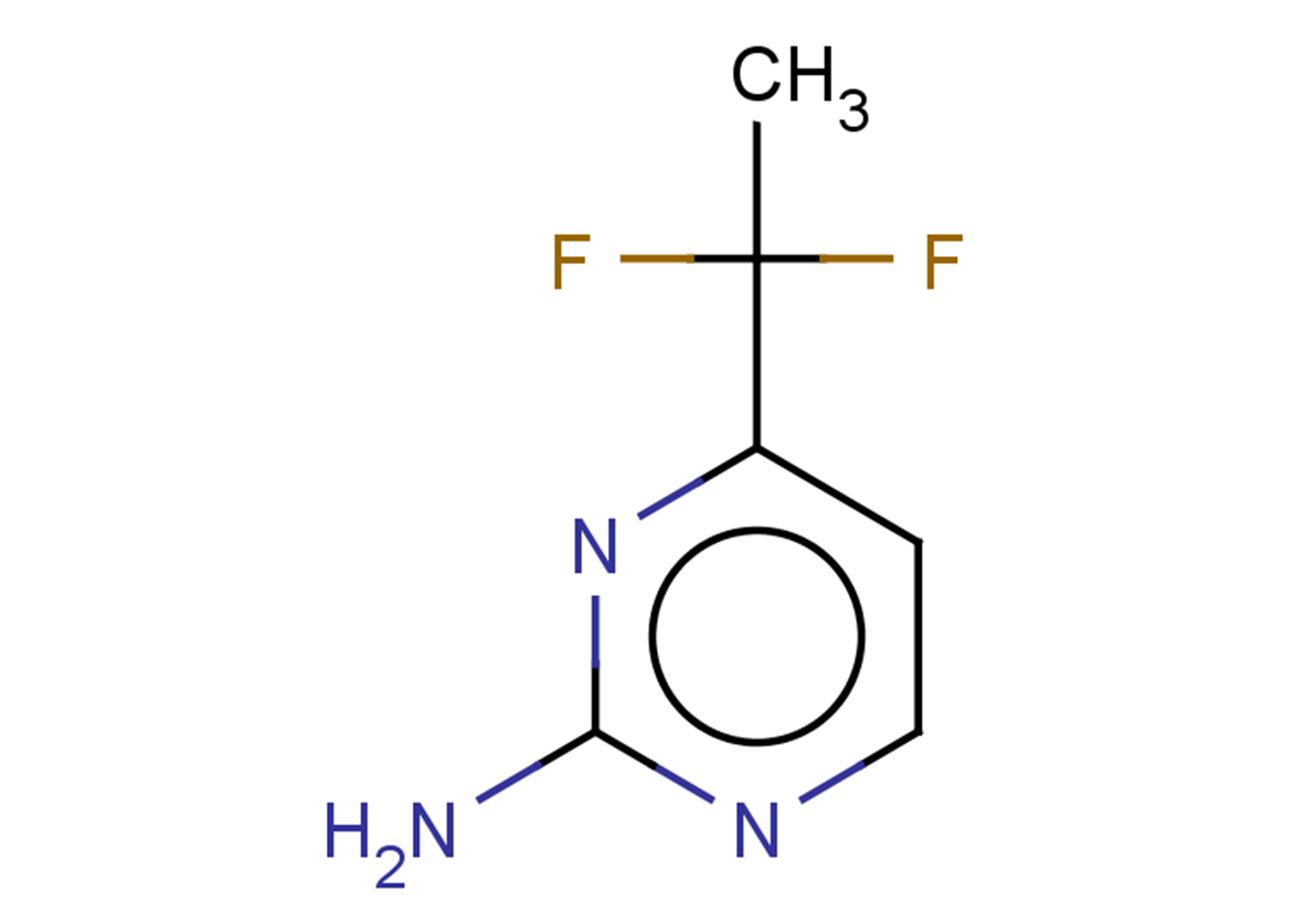 4-(1,1-difluoroethyl)pyrimidin-2-amine