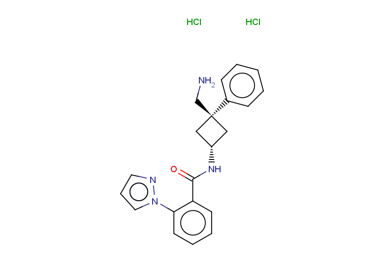 rac-2-(1H-pyrazol-1-yl)-N-[(1r,3r)-3-(aminomethyl)-3-phenylcyclobutyl]benzamide dihydrochloride, cis