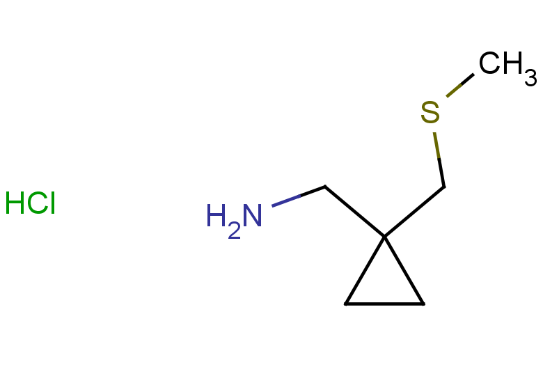 1-{1-[(methylsulfanyl)methyl]cyclopropyl}methanamine hydrochloride