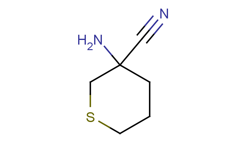 3-aminothiane-3-carbonitrile