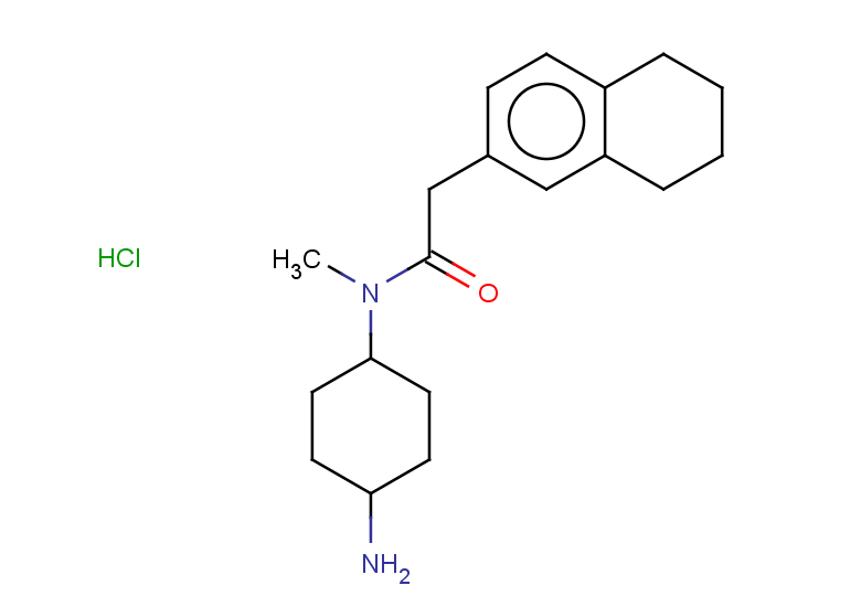N-(4-aminocyclohexyl)-N-methyl-2-(5,6,7,8-tetrahydronaphthalen-2-yl)acetamide hydrochloride