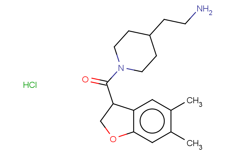 2-[1-(5,6-dimethyl-2,3-dihydro-1-benzofuran-3-carbonyl)piperidin-4-yl]ethan-1-amine hydrochloride