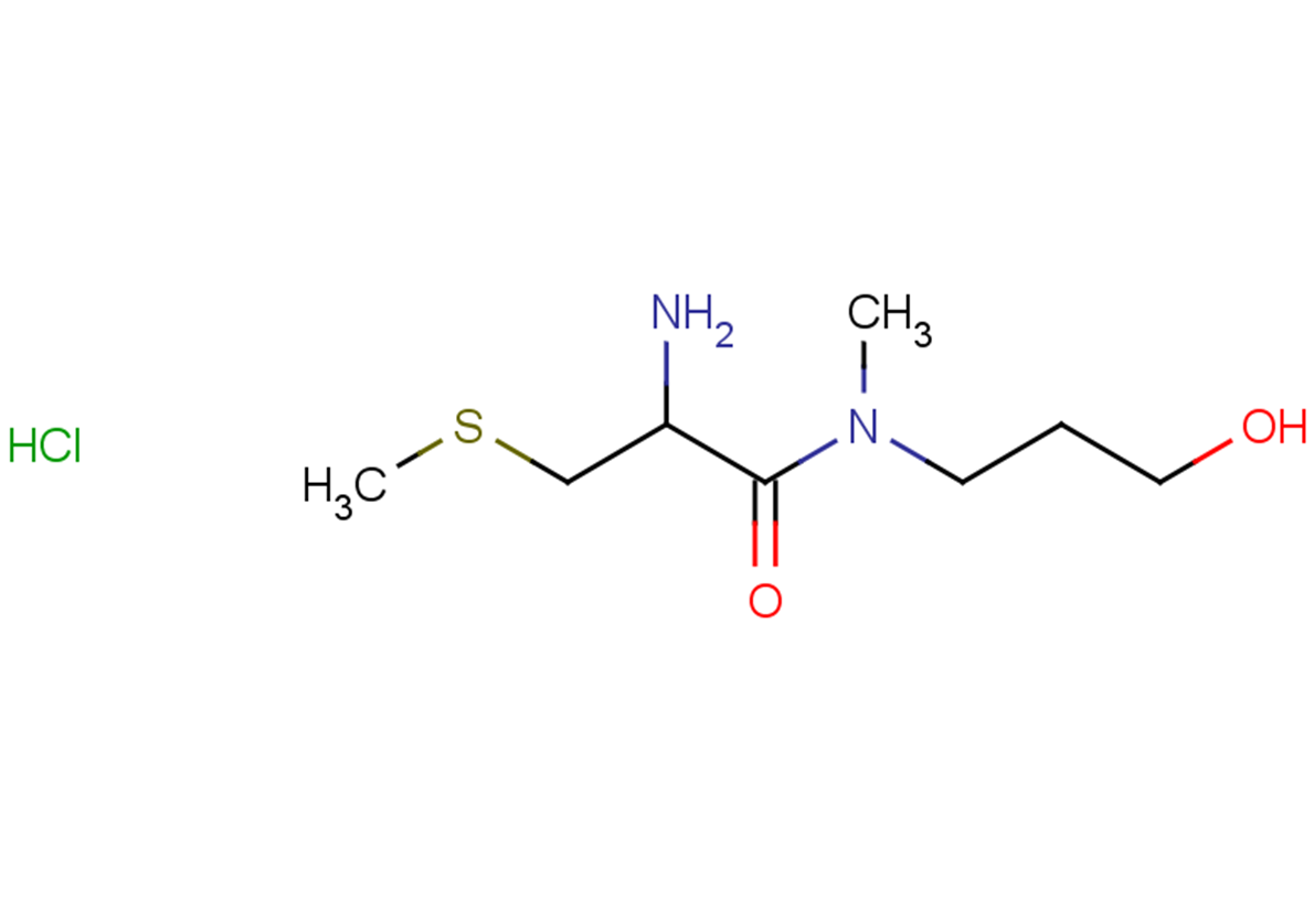 2-amino-N-(3-hydroxypropyl)-N-methyl-3-(methylsulfanyl)propanamide hydrochloride