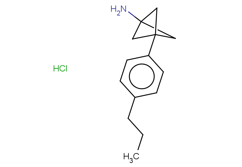 3-(4-propylphenyl)bicyclo[1.1.1]pentan-1-amine hydrochloride