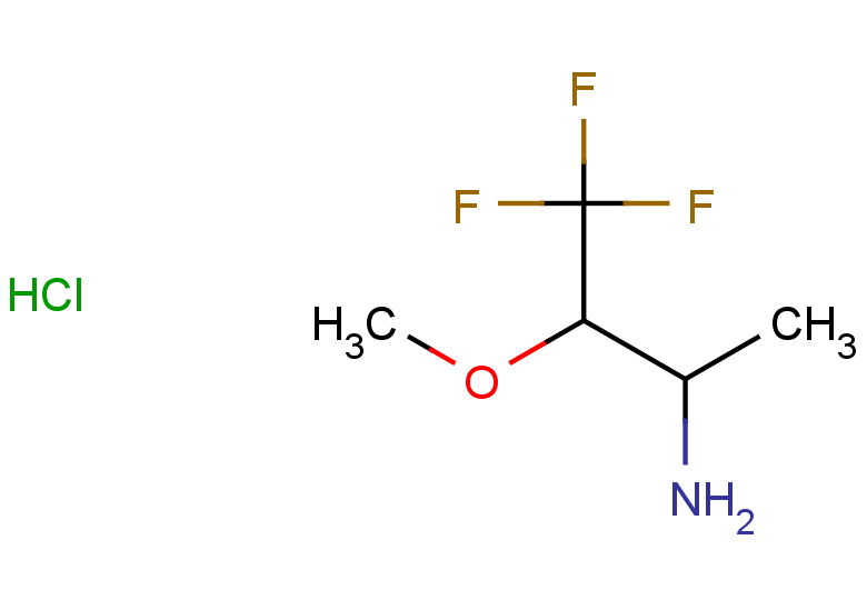 4,4,4-trifluoro-3-methoxybutan-2-amine hydrochloride