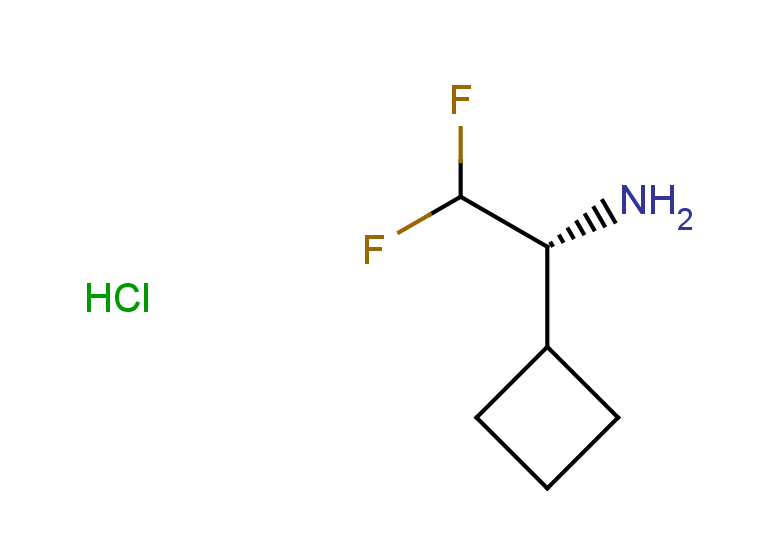 (1R)-1-cyclobutyl-2,2-difluoroethan-1-amine hydrochloride
