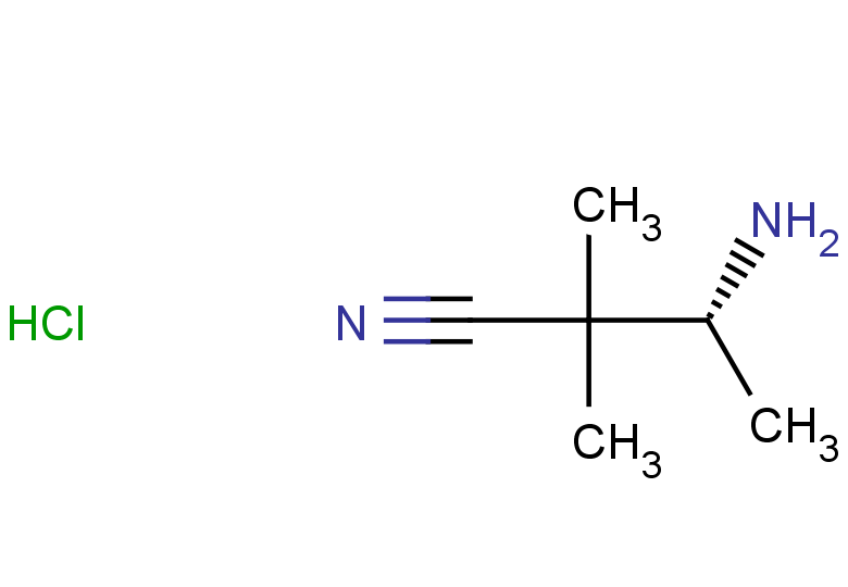 (3R)-3-amino-2,2-dimethylbutanenitrile hydrochloride