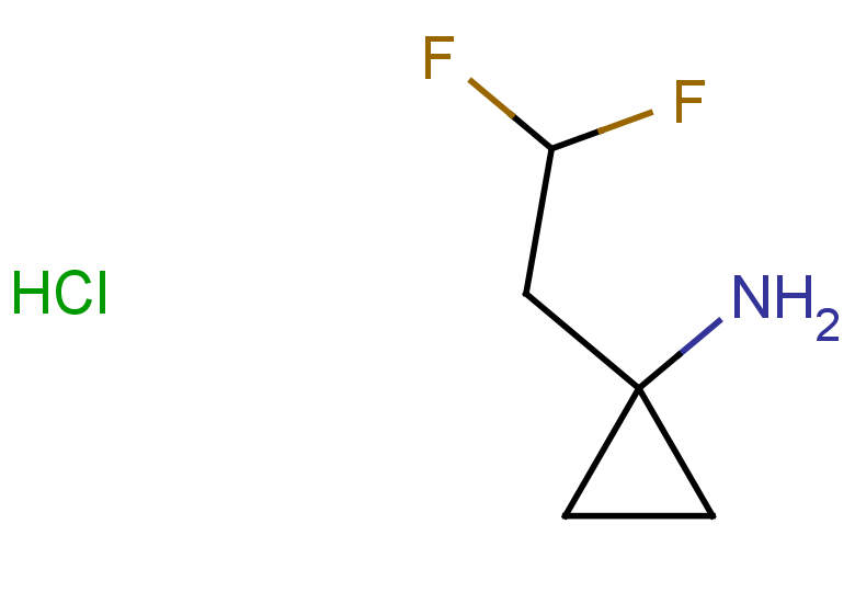 1-(2,2-difluoroethyl)cyclopropan-1-amine hydrochloride
