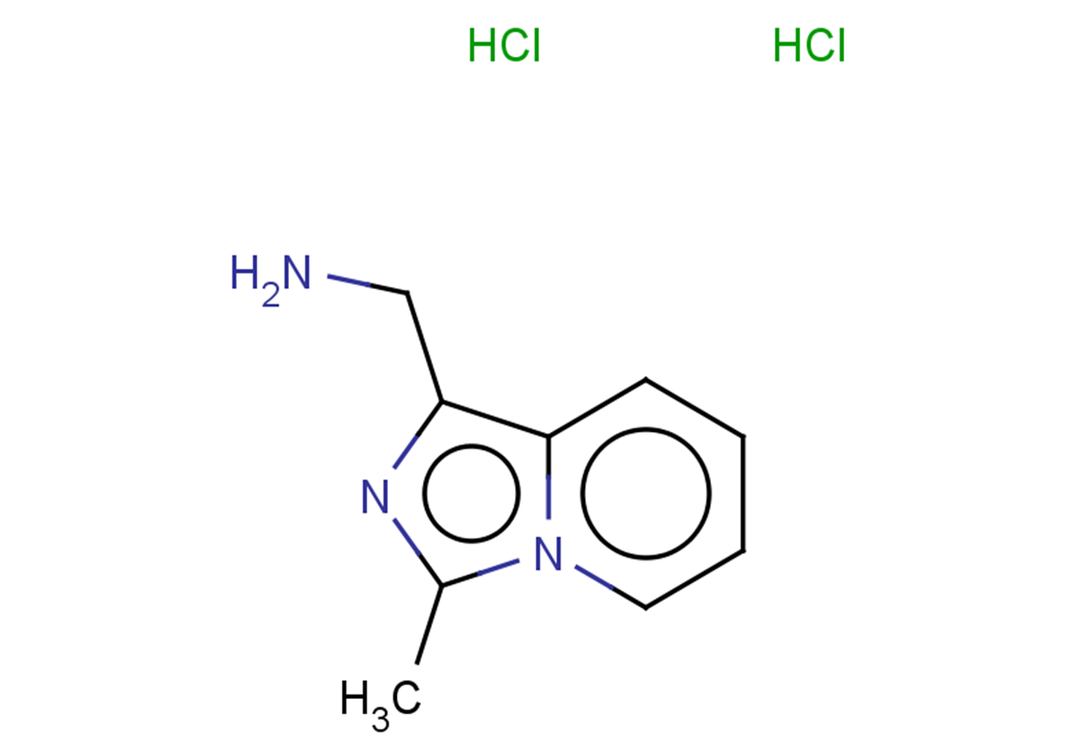 1-{3-methylimidazo[1,5-a]pyridin-1-yl}methanamine dihydrochloride