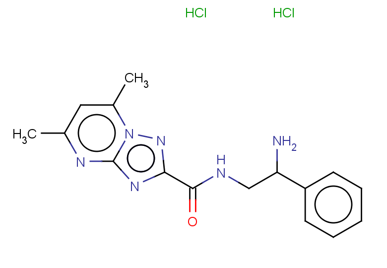 N-(2-amino-2-phenylethyl)-5,7-dimethyl-[1,2,4]triazolo[1,5-a]pyrimidine-2-carboxamide dihydrochloride