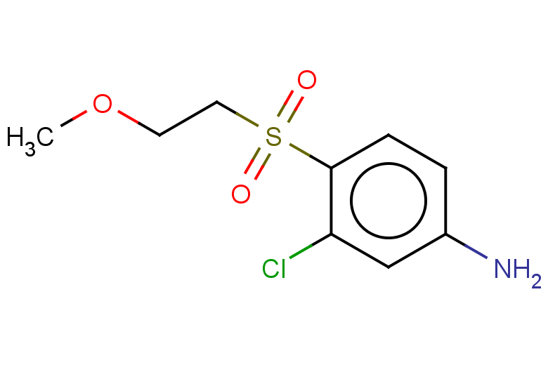 3-chloro-4-(2-methoxyethanesulfonyl)aniline
