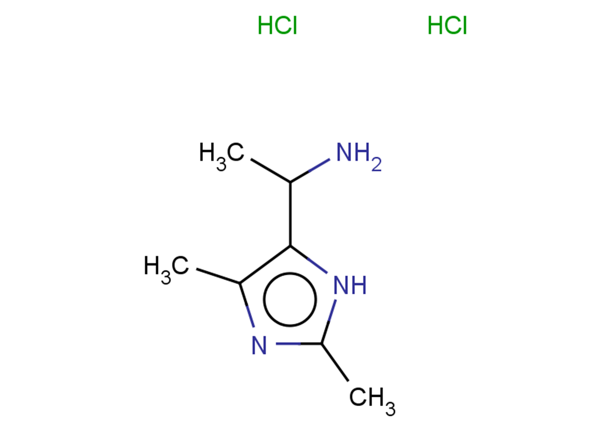 1-(2,4-dimethyl-1H-imidazol-5-yl)ethan-1-amine dihydrochloride