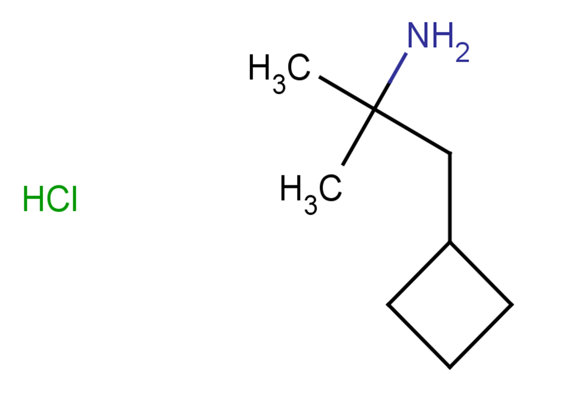1-cyclobutyl-2-methylpropan-2-amine hydrochloride