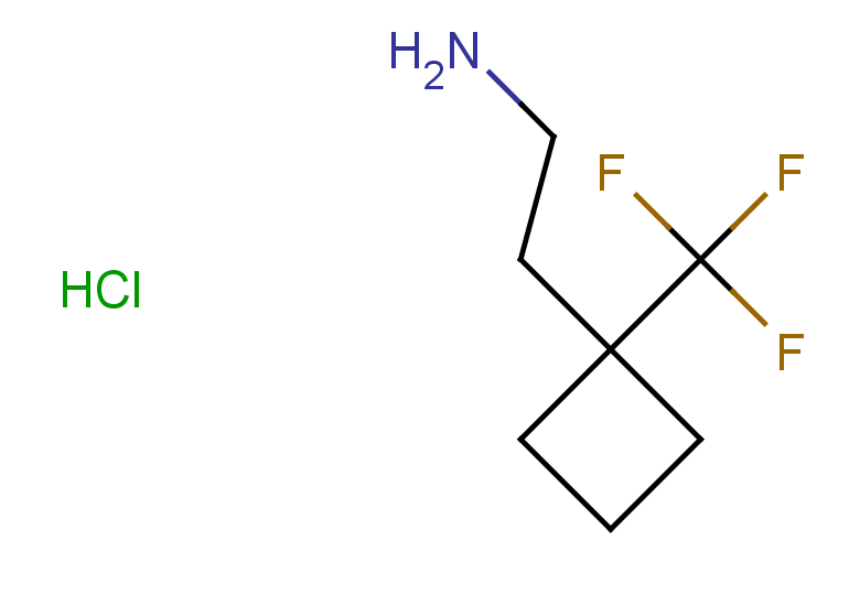 2-[1-(trifluoromethyl)cyclobutyl]ethan-1-amine hydrochloride