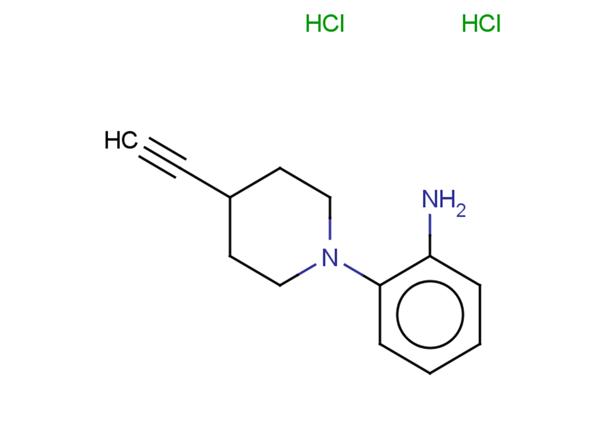 2-(4-ethynylpiperidin-1-yl)aniline dihydrochloride