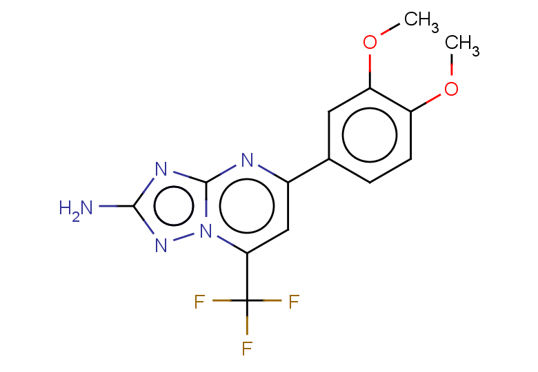 5-(3,4-dimethoxyphenyl)-7-(trifluoromethyl)-[1,2,4]triazolo[1,5-a]pyrimidin-2-amine