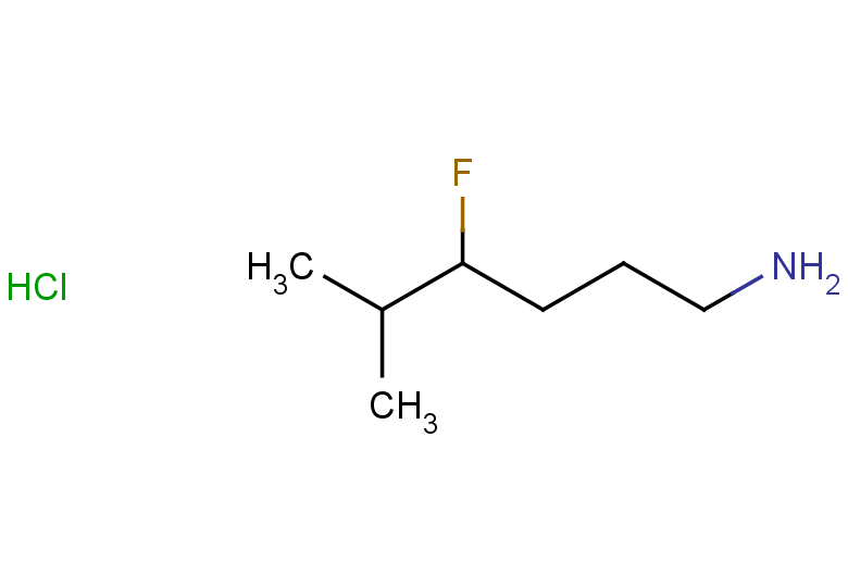 4-fluoro-5-methylhexan-1-amine hydrochloride