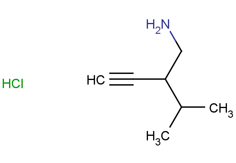 3-(aminomethyl)-4-methylpent-1-yne hydrochloride