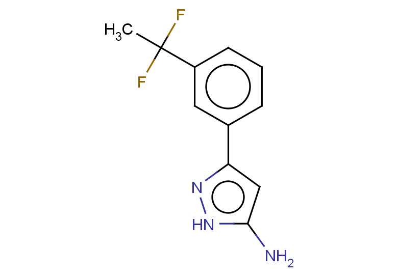 3-[3-(1,1-difluoroethyl)phenyl]-1H-pyrazol-5-amine