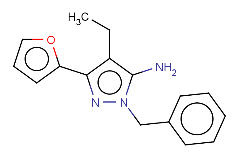 1-benzyl-4-ethyl-3-(furan-2-yl)-1H-pyrazol-5-amine