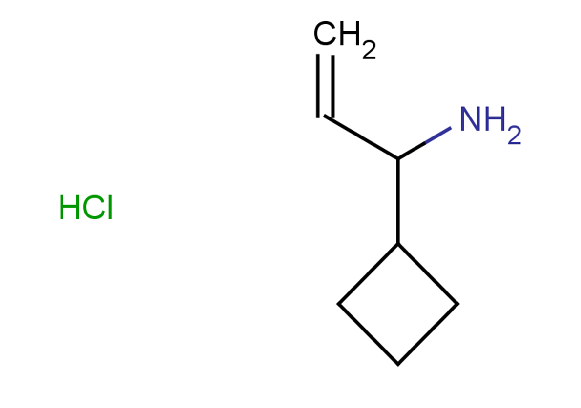 1-cyclobutylprop-2-en-1-amine hydrochloride