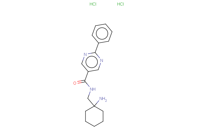 N-[(1-aminocyclohexyl)methyl]-2-phenylpyrimidine-5-carboxamide dihydrochloride