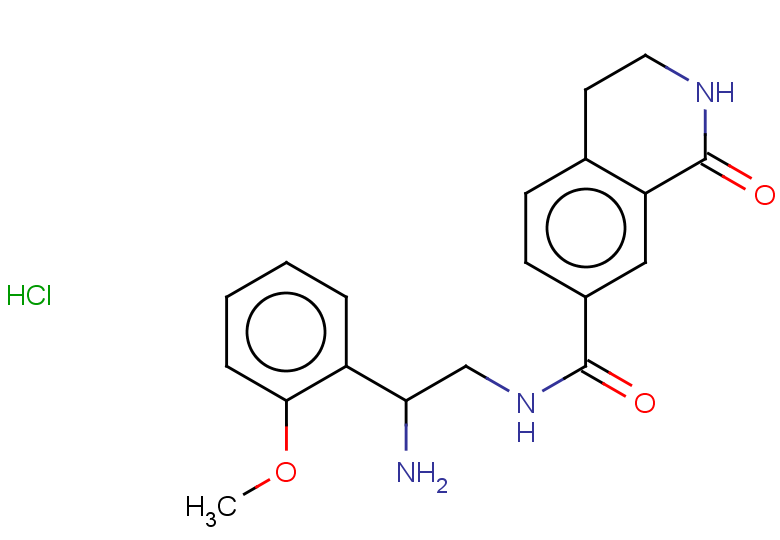 N-[2-amino-2-(2-methoxyphenyl)ethyl]-1-oxo-1,2,3,4-tetrahydroisoquinoline-7-carboxamide hydrochloride