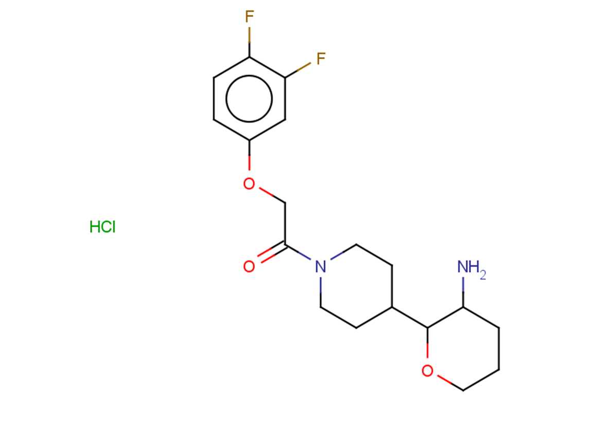1-[4-(3-aminooxan-2-yl)piperidin-1-yl]-2-(3,4-difluorophenoxy)ethan-1-one hydrochloride