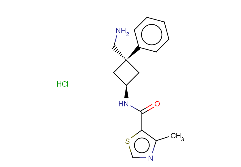4-methyl-N-[(1r,3r)-3-(aminomethyl)-3-phenylcyclobutyl]-1,3-thiazole-5-carboxamide hydrochloride