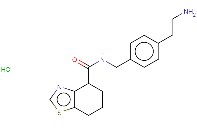 N-{[4-(2-aminoethyl)phenyl]methyl}-4,5,6,7-tetrahydro-1,3-benzothiazole-4-carboxamide hydrochloride
