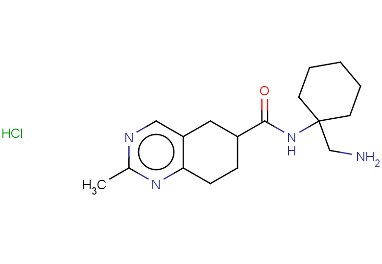 N-[1-(aminomethyl)cyclohexyl]-2-methyl-5,6,7,8-tetrahydroquinazoline-6-carboxamide hydrochloride