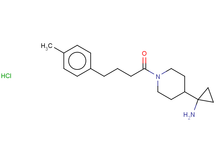 1-[4-(1-aminocyclopropyl)piperidin-1-yl]-4-(4-methylphenyl)butan-1-one hydrochloride