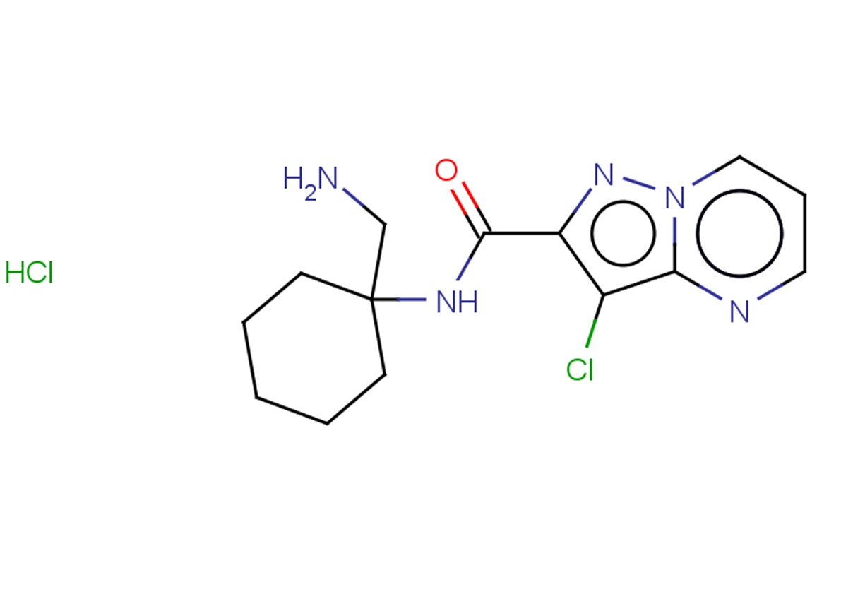 N-[1-(aminomethyl)cyclohexyl]-3-chloropyrazolo[1,5-a]pyrimidine-2-carboxamide hydrochloride