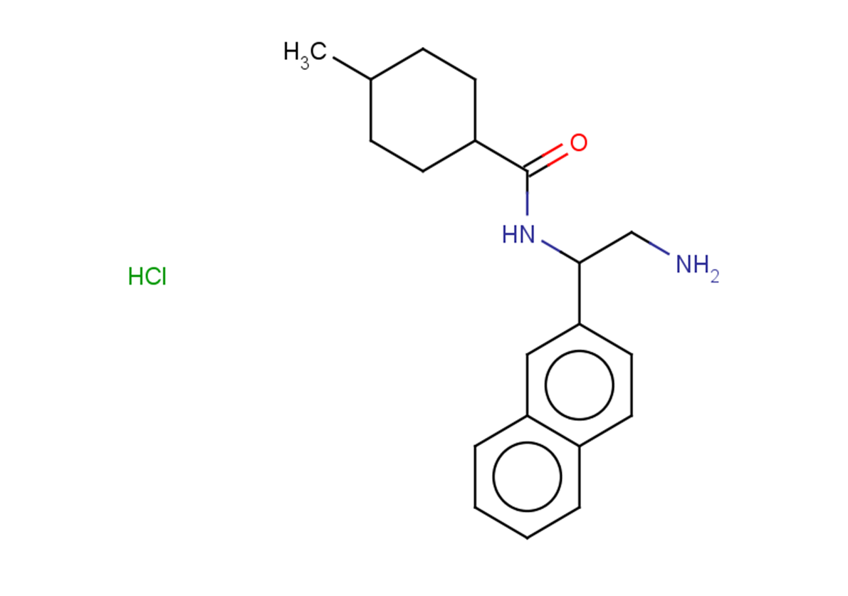 N-[2-amino-1-(naphthalen-2-yl)ethyl]-4-methylcyclohexane-1-carboxamide hydrochloride