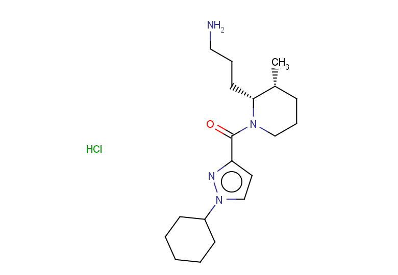 rac-3-[(2R,3R)-1-(1-cyclohexyl-1H-pyrazole-3-carbonyl)-3-methylpiperidin-2-yl]propan-1-amine hydrochloride, cis