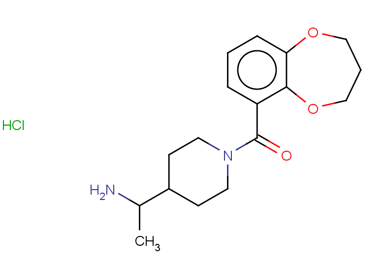 1-[1-(3,4-dihydro-2H-1,5-benzodioxepine-6-carbonyl)piperidin-4-yl]ethan-1-amine hydrochloride